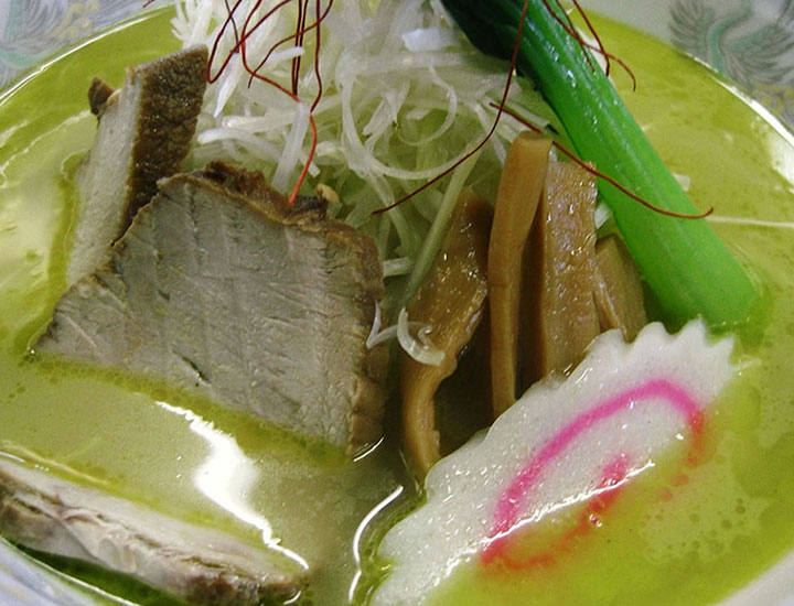 【麺屋 路ばた】青南蛮塩ねぎラーメン 770円