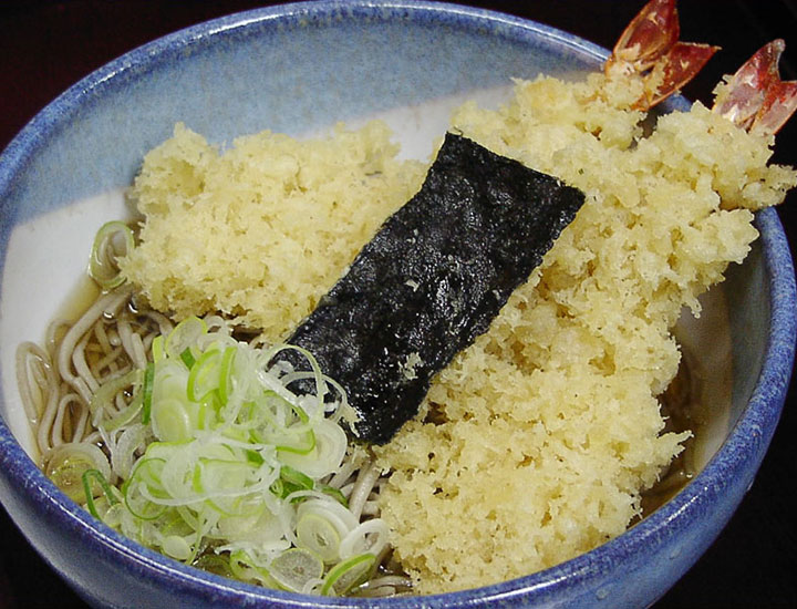 【ろばた 本店】海老天ぷらそば 920円